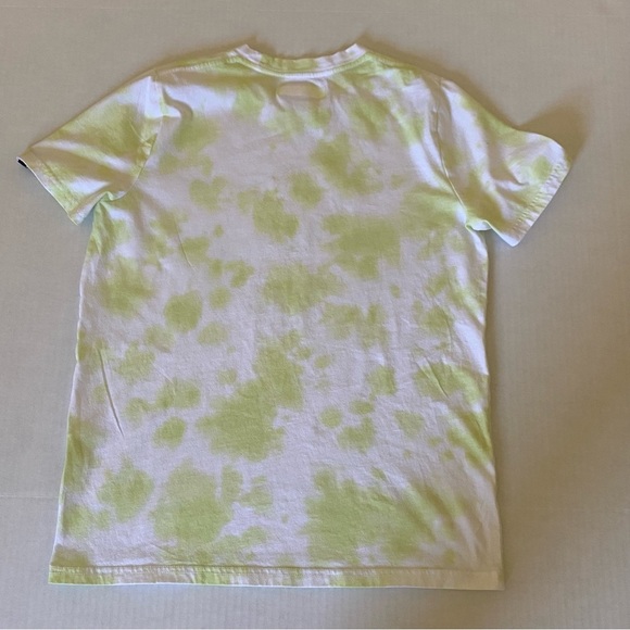 ABERCROMBIE & FITCH BOYS TSHIRT PATTERN PRINT LIME GREEN & WHITE 15/16 NWOT - Picture 9 of 15